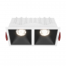 Встраиваемый светильник Technical DL043-02-10W4K-D-SQ-WB бело-черный серии Alfa LED