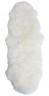 Овчина новозеландская 2-х шкурная цвет белый 1,85 х 0,55 м