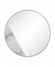 Круглое зеркало с волнистой вставкой Нолан – S