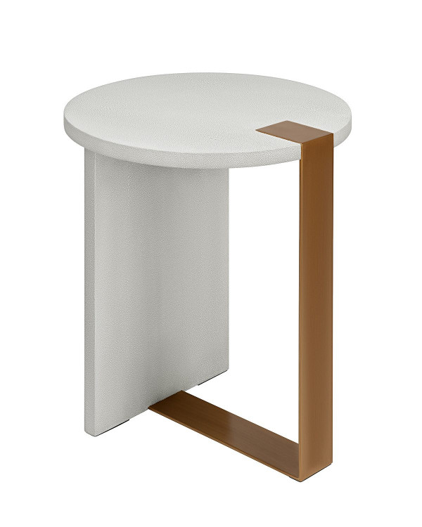 Серый приставной столик Дидье