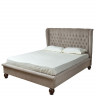 Кровать двуспальная в стиле арт-деко бежевая PJB05525-PJ842