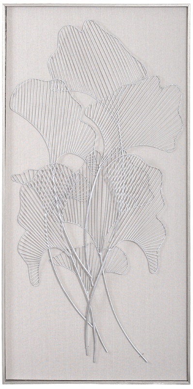 Панно из металла "Таинственный сон серебро"