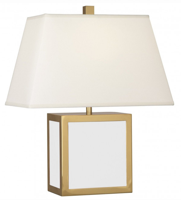 Лампа бело-золотая настольная