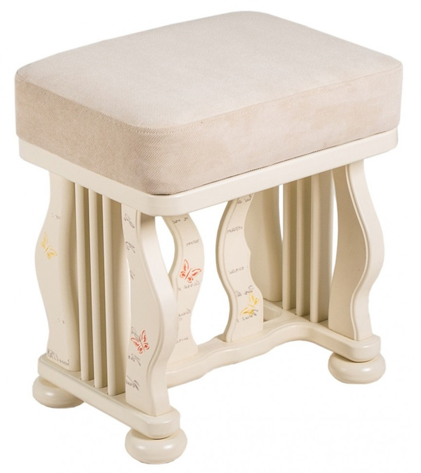 Банкетка Джульетта дуб шампань роспись Прованс Verona Vanilla