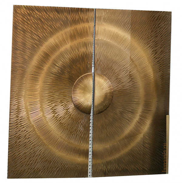 Панно квадратное Превращение бронза