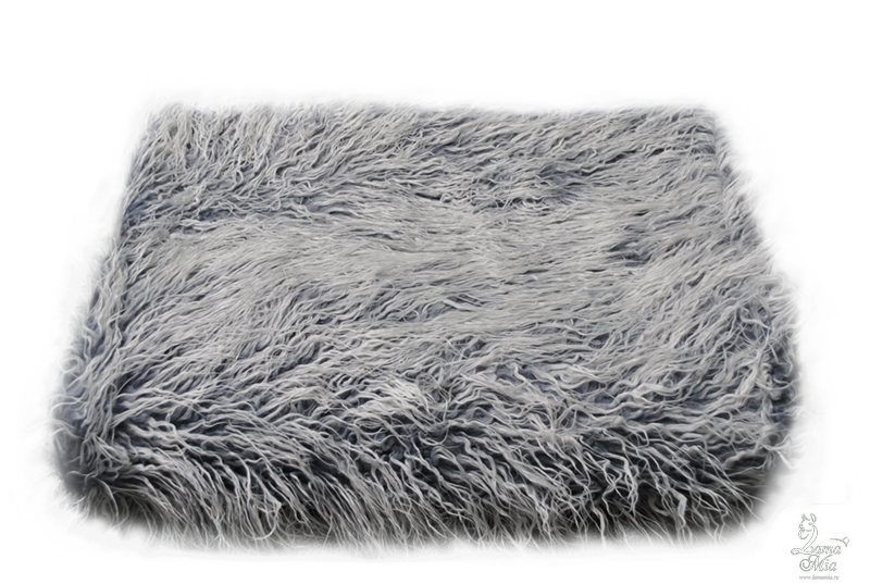 Подушка из новозеландской овчины односторонняя цветная (0,4 х 0,4 м) 