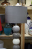 Лампа напольная из керамических шаров
