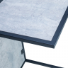 Стол универсальный Бриг  чёрный, столешница цемент