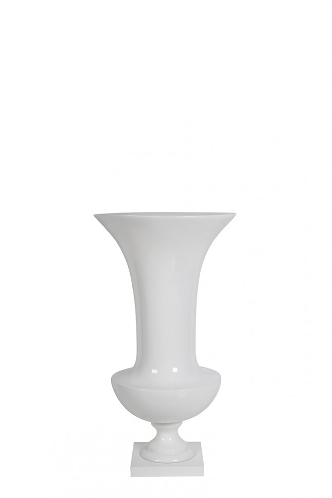 Ваза напольная керамическая Чезаре, белая, арт. HP-GF12051