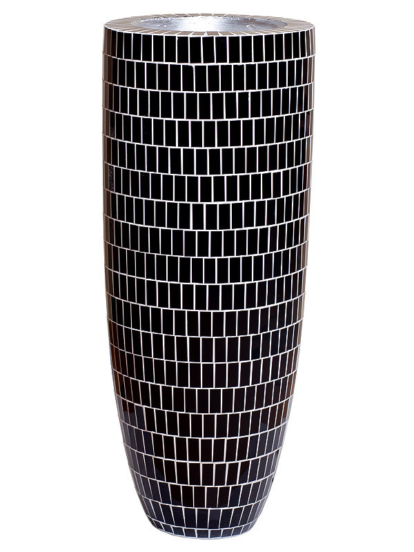 Кашпо Геометрия чёрных прямоугольников, 95 см