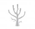 Белый керамический подсвечник Дерево