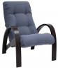 Кресло для отдыха Модель S7 венге обивка verona denim синяя