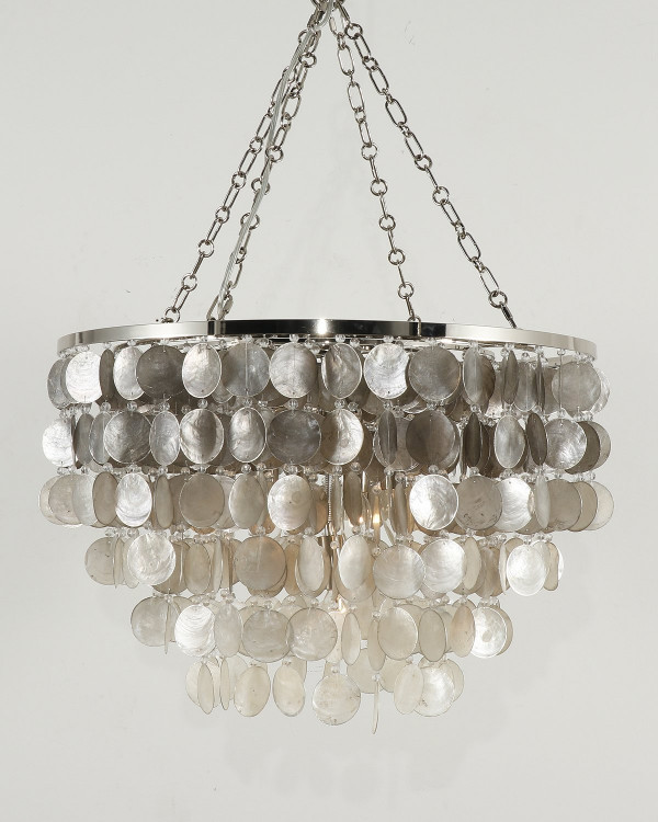 Люстра с натуральным перламутром