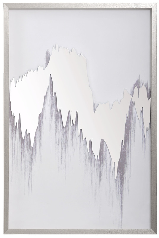 Панно металлическое "Зеркальные горы"