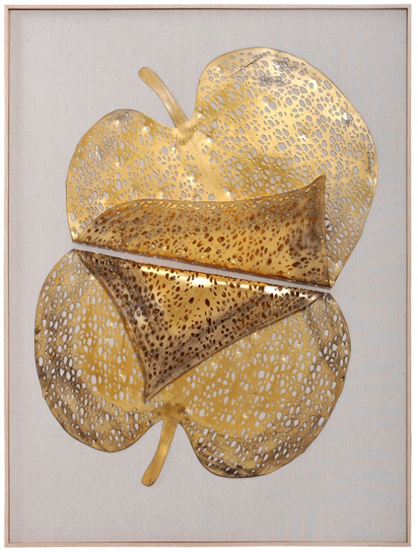 Панно золотистое "Золотолиственный узор"