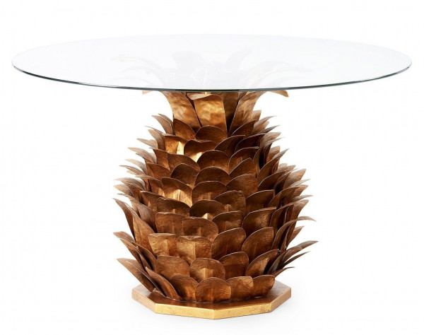 Столик журнальный металлический в форме ананаса