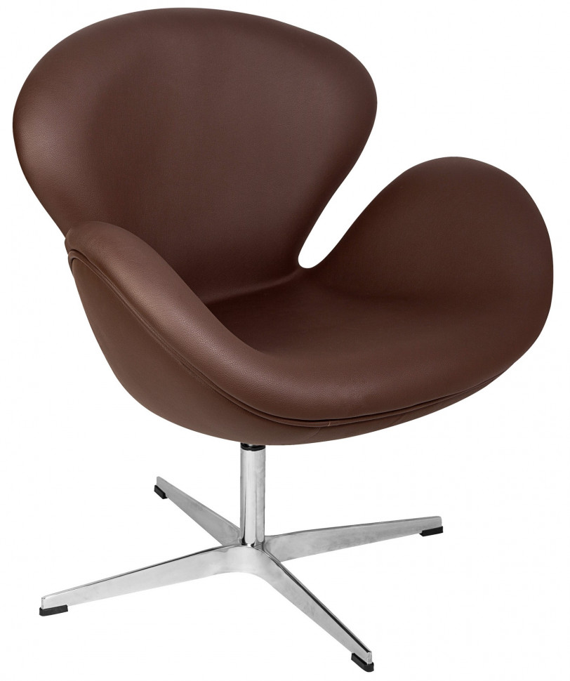кресло swan chair серый
