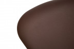 Дизайнерское кресло Swan из коричневой кожи