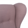 Кресло Монтего серо-розовое Melva 61