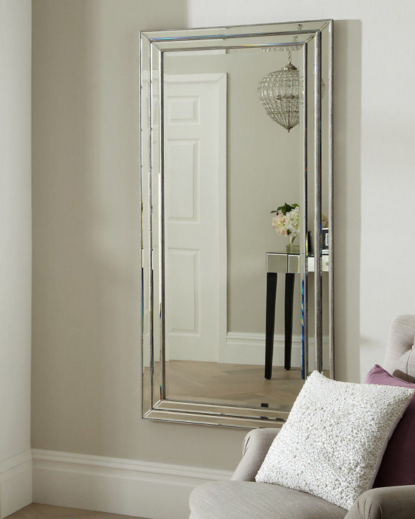 Зеркало Анри в двойной зеркальной раме