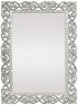 Зеркало прямоугольное в дворцовой раме (серебро)