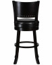 Вращающийся полубарный стул DOBRIN TONY COUNTER (капучино, черный)