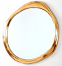 Зеркало золотистое Арагон в стиле модерн