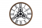 Часы настенные коричневые 70 см