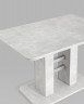 Стол Elephant раскладной 120-160*80 бетон и алюминий