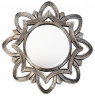 Зеркало декоративное круглое в серой раме, M1337