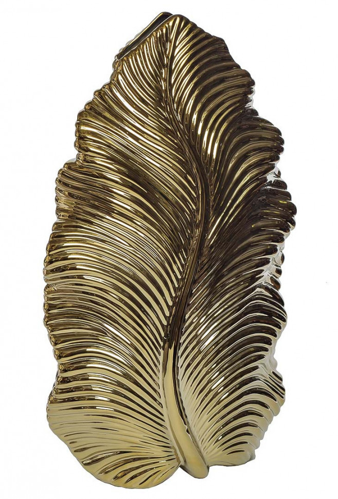 Ваза керамическая Золотой лист, 10K9125B