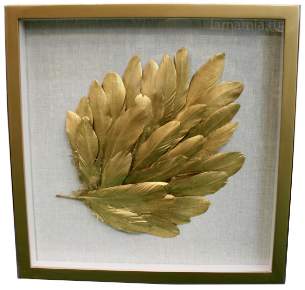 Панно Парение золото