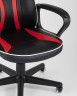 Кресло игровое TopChairs Racer Lighti черное с красным