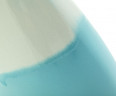 Фарфоровая бело-голубая ваза с узким горлом высотой 50 см
