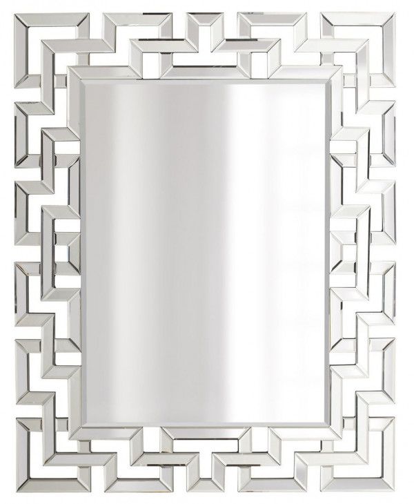 Зеркало с прямоугольным декором