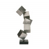 Скульптура из металла "5 кубов"