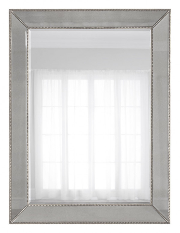 Зеркало неаполитанское с серебристым кантом