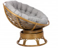 Кресло-качалка Папасан с подушкой, цвет мёд