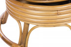 Кресло-качалка Папасан с подушкой, цвет мёд