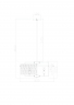 Люстра Freya FR5166PL-06BS латунь серии Basilica, абажур прозрачный