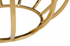 Стол журнальный золотой с мраморной столешницей, 79MAL-7072