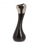 Керамическая ваза чёрная Кобра 37 см