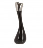 Керамическая ваза чёрная Кобра 46 см