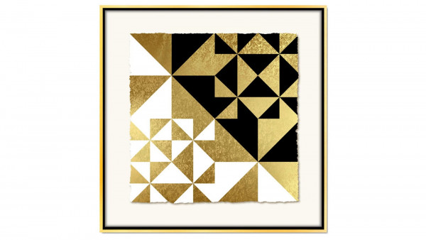 Постер на стену Черно-белая фантазия 80*80см.