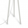 Напольный светильник (торшер) Maytoni Z177FL-01W белый серии Calvin, абажур белый