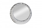 Зеркало круглое в раме серебро