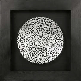 Настенное панно "Металлические кольца"