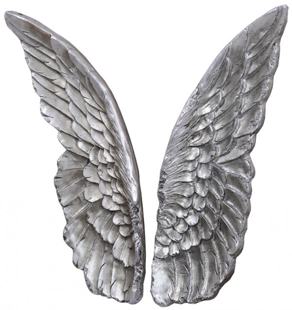 Панно рельефное "Крылышки серебряные"