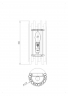 Настенный светильник (бра) Maytoni MOD136WL-01BS латунь серии Coliseo
