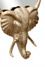 Зеркало декоративное Голова слона, цвет золото